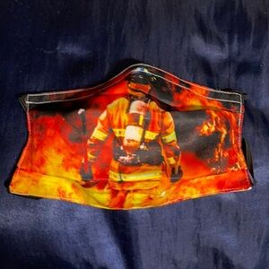 New firefighter face mask